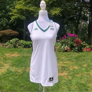 Women’s White Adidas Tank Top